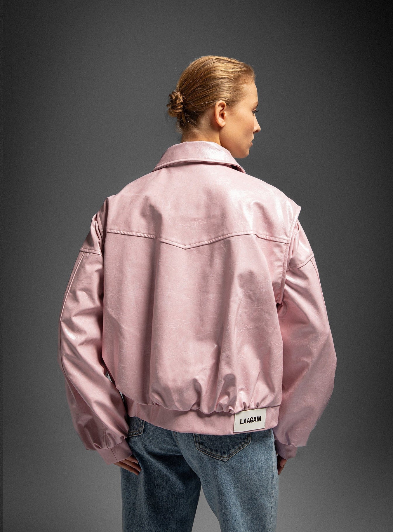 Cupido pink bomber jacket