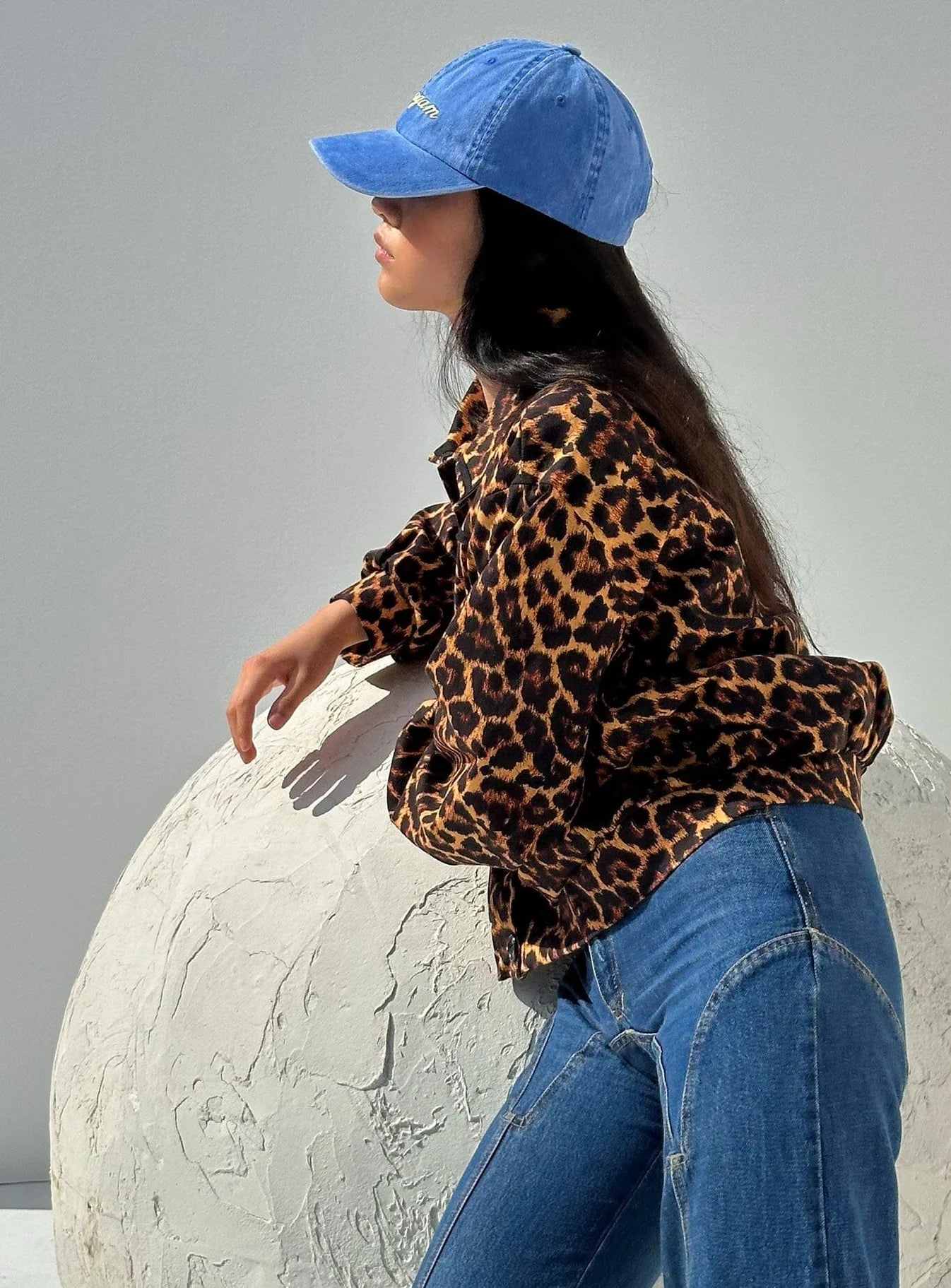 Logan leopard bomber jacket - Laagam